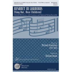 PRAETORIUS MICHAEL RESONET IN LAUDIBUS (ED BRAUN WILLIAM) SSAATTB CHOR
