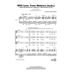 The Supremes With Love From Motown Medley (Brymer Mark) Voicetrax Cd