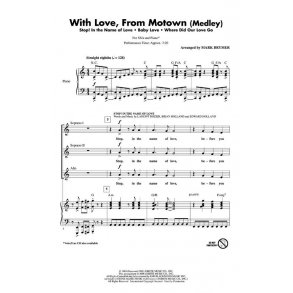 The Supremes With Love From Motown Medley (Brymer Mark) Voicetrax Cd