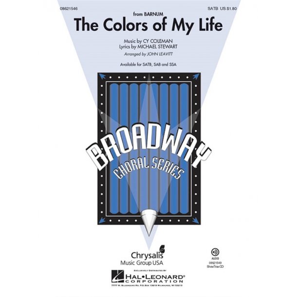 Colors Of My Life (Leavitt) Satb