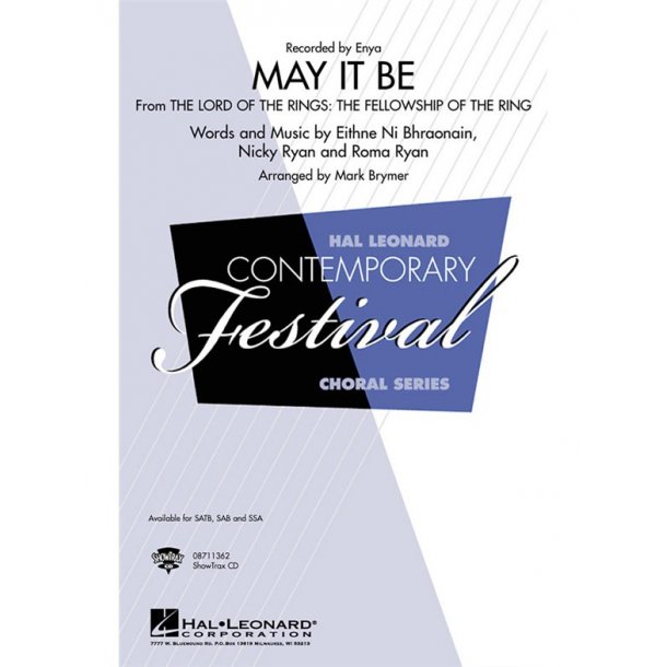 Eithne Ni Bhraonain: May It Be (Soundtrax CD)