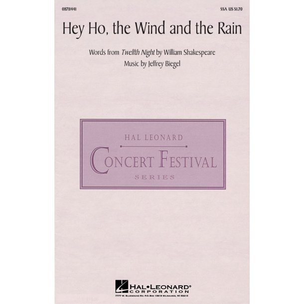 Hey Ho, the Wind and the Rain