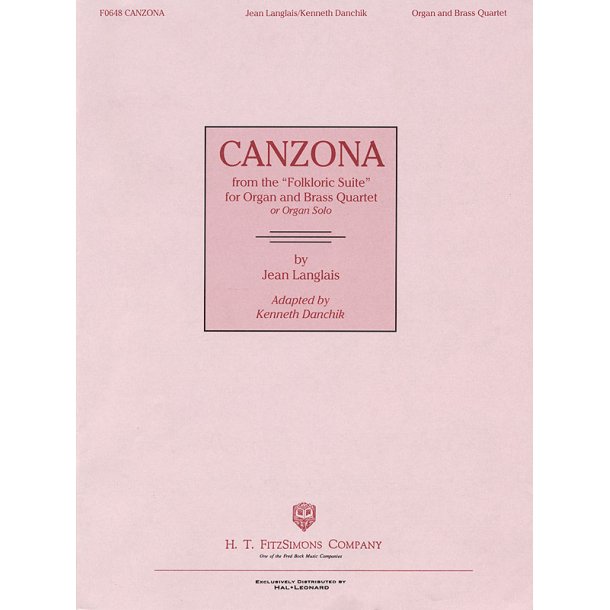 Canzona (from the Folkloric Suite)