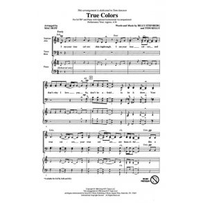Steinberg/Kelly True Colors (Arr Huff Mac) Showtrax Cd