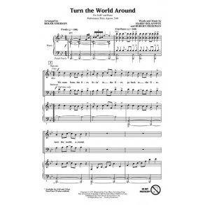 Belafonte Harry Turn The World Around (Arr Emerson Roger) Showtrax Cd