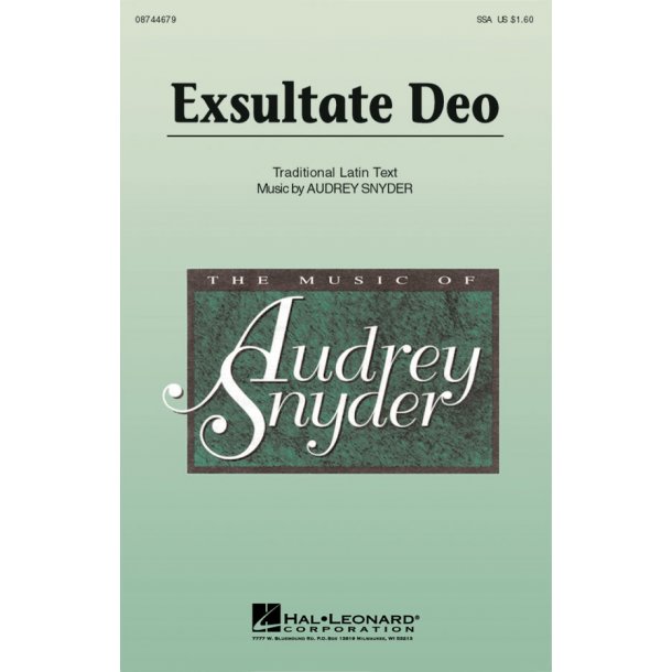 Exsultate Deo