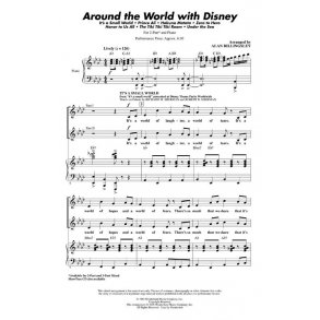 Around The World With Disney (Arr Billingsley Alan) Showtrax Cd