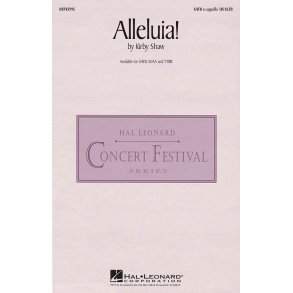 Shaw Kirby Alleluia Satb A Cappella Choral