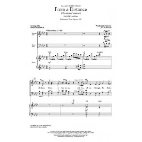 Gold Julie From A Distance Christmas Version (Brymer Mark) Showtrax Cd