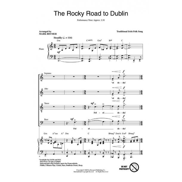 A Celtic Fantasy (Arr Brymer Mark) Showtrax Cd