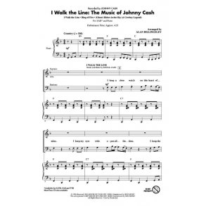 Cash I Walk The Line Music Johnny Cash Medley (Billingsley) Sab Choral