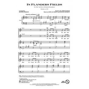 Jacobson John/Mccrae John In Flanders Fields (Arr Emerson) Showtrax Cd