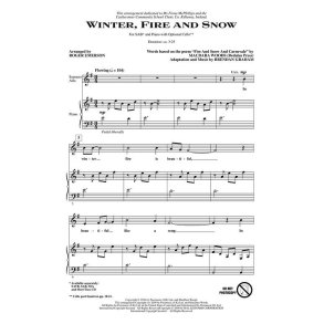 GRAHAM/WOODS WINTER FIRE AND SNOW (ARR EMERSON ROGER) SAB CHORAL