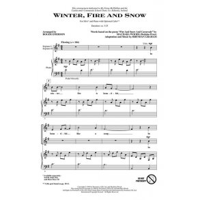 GRAHAM/WOODS WINTER FIRE AND SNOW (ARR EMERSON ROGER) SSA CHORAL