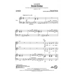 John Elton/Taupin Bernie Step Into Christmas (Huff Mac) 2 Part Choral