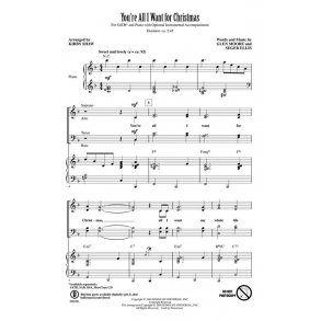 You're All I Want For Christmas (Arr Shaw Kirby) Showtrax Cd