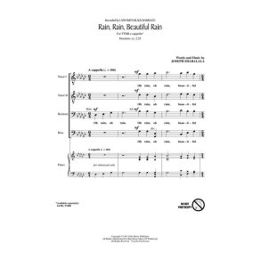 SHABALALA JOSEPH RAIN RAIN BEAUTIFUL RAIN TTBB A CAPPELLA CHORAL