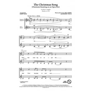 Torme/Wells The Christmas Song Chestnuts Roasting (Shaw) Ssaa A Capp
