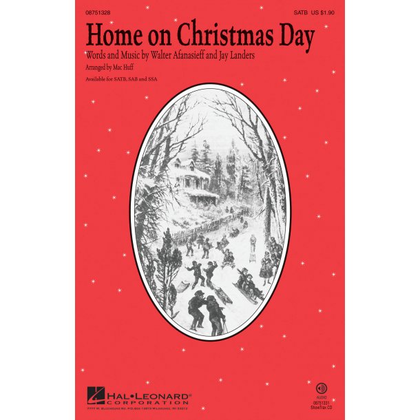 HOME ON CHRISTMAS DAY (HUFF MAC) SATB CHORAL