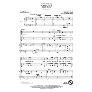 CAREY MARIAH/SHAIMAN MARC ONE CHILD (PURIFOY JOHN) SSA CHORAL