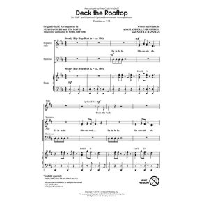 DECK THE ROOFTOP GLEE MASHUP CHRISTMAS (ARR BRYMER MARK) SAB CHOR