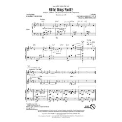 KERN/HAMMERSTEIN ALL THE THINGS YOU ARE (RUTHERFORD PARIS) SSA CHORAL