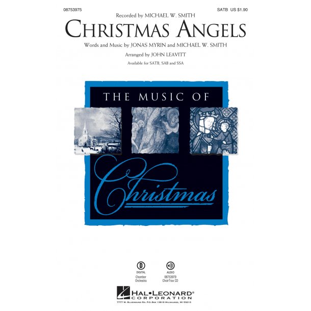 SMITH MICHAEL W CHRISTMAS ANGELS (ARR LEAVITT JOHN) SATB CHOR