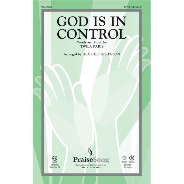 PARIS TWILA GOD IS IN CONTROL SATB CHOR