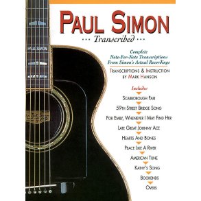 SIMON PAUL TRANSCRIBED (ARR HANSON MARK) GUITAR TAB BOOK