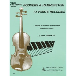 RODGERS/HAMMERSTEIN FAVORITE MELODIES (HERFURTH) VIOLIN & PIANO BOOK
