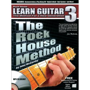 ROCK HOUSE METHOD LEARN GUITAR 3 METHOD FOR NEW GENERATION GTR BK/CD