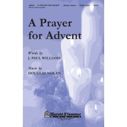 Nolan Douglas A Prayer For Advent (Williams) Satb With Cello Choral