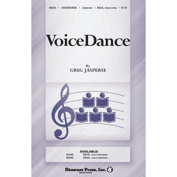 JASPERSE GREG VOICEDANCE SSAA CHORAL