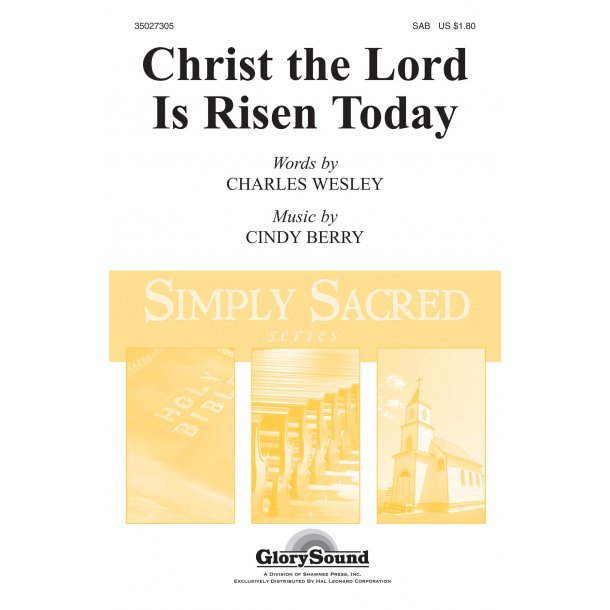 BERRY WESLEY CHRIST THE LORD IS RISEN TODAY SAB