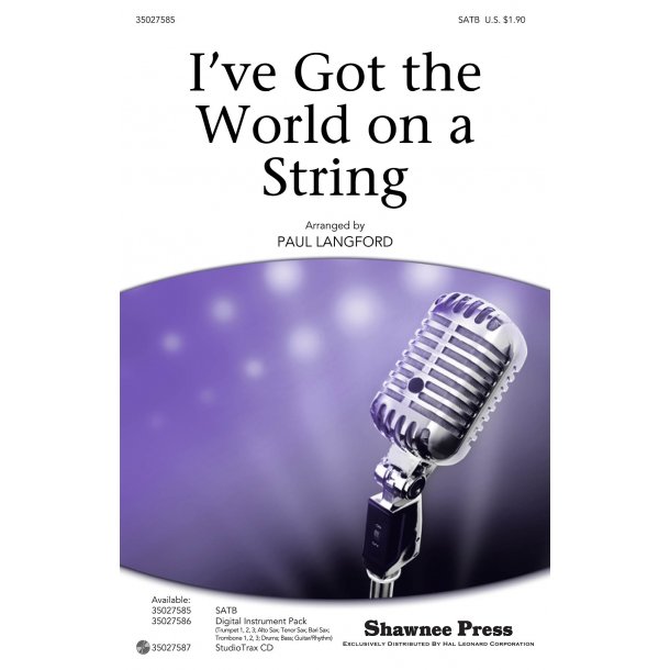 ARLEN/KOEHLER I'VE GOT THE WORLD ON A STRING (LANGFORD PAUL) SATB CHOR