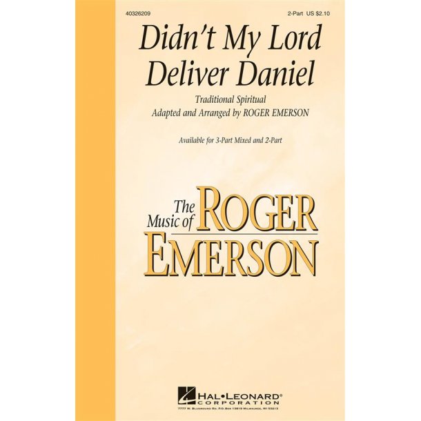 Didn't My Lord Deliver Daniel