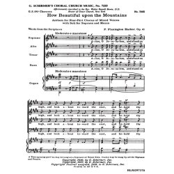How Beautiful Upon The Mountains Op41   W/Org Soli For Soprano & Mezzo Sop