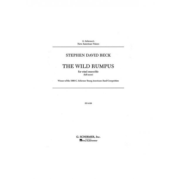 The Wild Rumpus Cb Score Concert Band