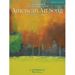 SCHIRMER COLLECTION OF AMERICAN ART SONG 50 SONGS LOW VOICE BK