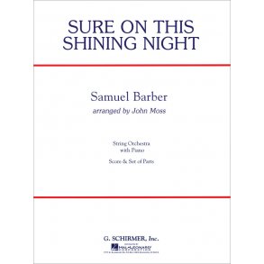 Sure On This Shining Night - Score Only