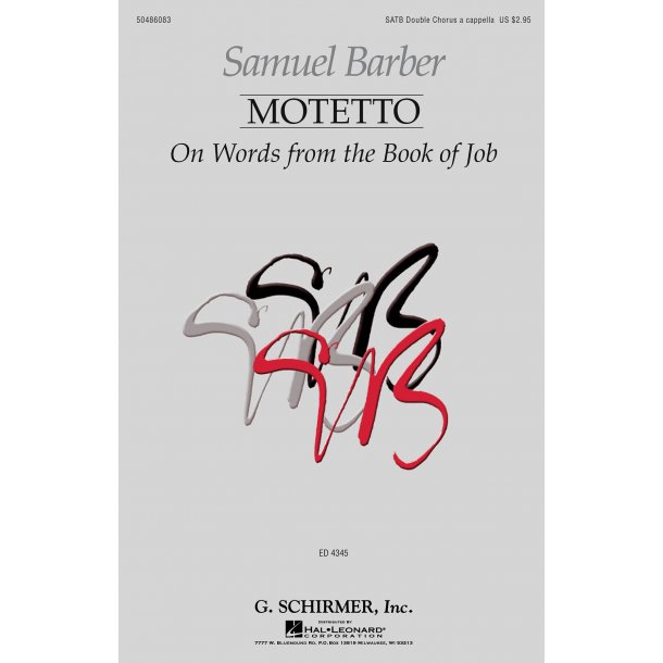 Samuel Barber: Motetto on Words from the Book of Job