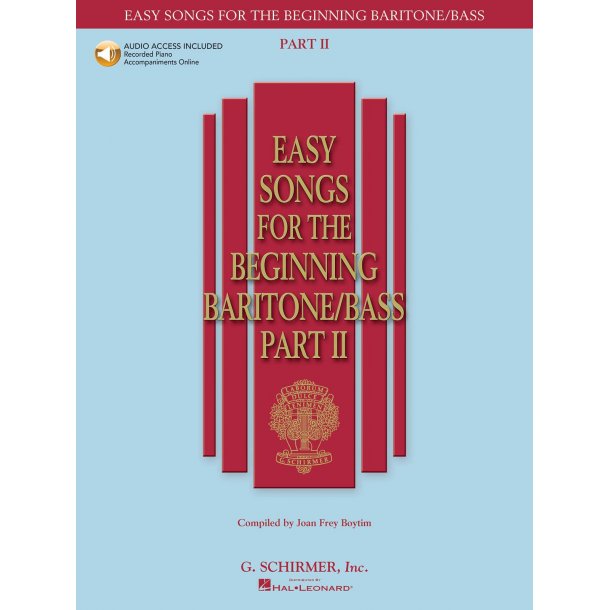 EASY SONGS FOR THE BEGINNING PART 2 (ED BOYTIM) BARITONE/BASS BOOK/CD