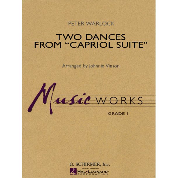 WARLOCK PETER TWO DANCES FROM CAPRIOL SUITE (ARR VINSON) BAND SC/PTS