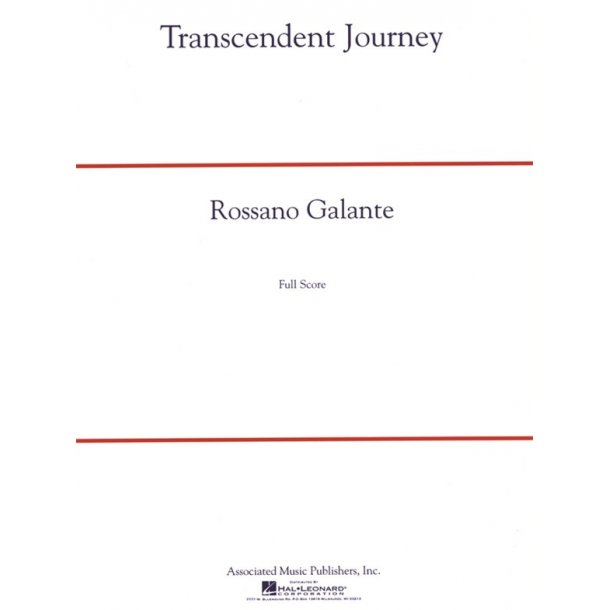 Galante Rossano Transcendent Journey Full Score Only