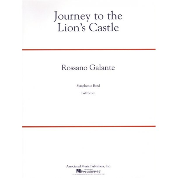 Galante Rossano Journey To The Lions Castle Full Score Only