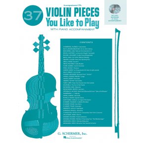 37 VIOLIN PIECES YOU LIKE TO PLAY ACCOMPANIMENT CD ONLY