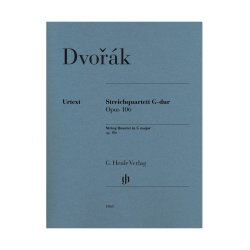 Dvorak: String Quartet In G Major Op 106 Score/Parts