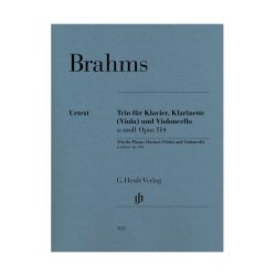 Brahms Trio In A Minor Op114 Piano/Clarinet & Viola/Cello Score/Parts