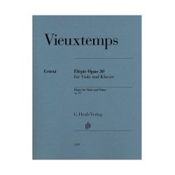 Vieuxtemps Henry Elegie Op. 30 For Viola And Piano Vla/Pf Urtext Bk