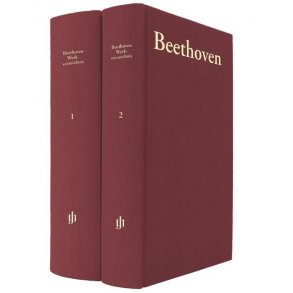 Beethoven Ludwig Van Thematic Bibliographical Catalogue Of Works 2bk